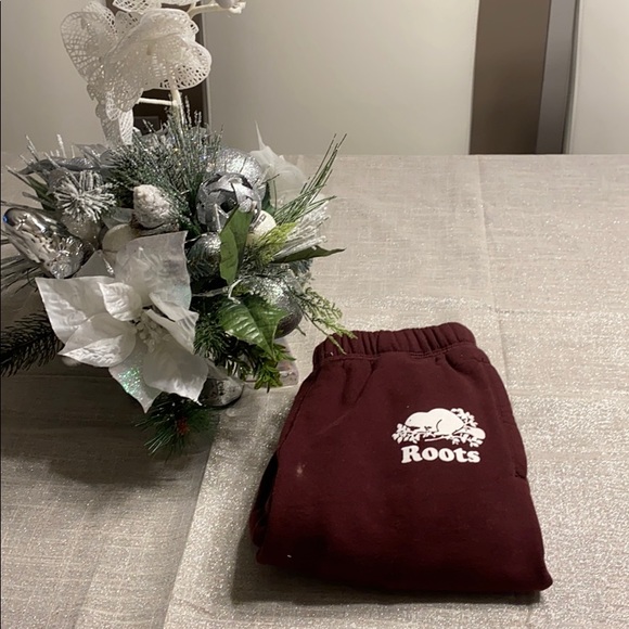 Roots- Original Sweatpant Burgundy - Picture 1 of 2